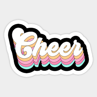 Cheer Pastel For Cheerleaders N Aesthetic Sticker